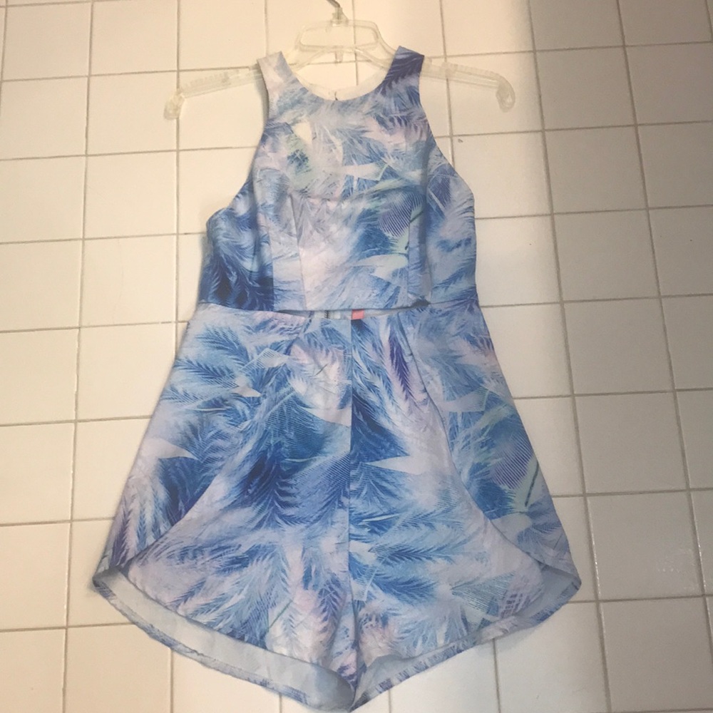 Hello Molly Blossom Blue romper